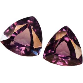 18.46 Ct Natural ALEXANDRITE Color Change TRILLION Shape CERTIFIED Gemstone Pair in Kuwait