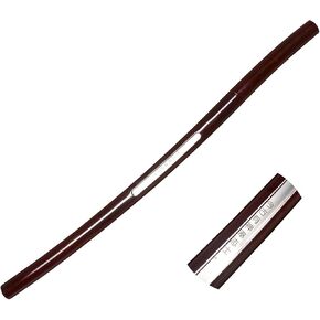 Handmade Forged Sword Samurai Sword Full Tang Stainless Steel Hollowed Out Lettering Red Sword Props Katana not Sharp in Kuwait