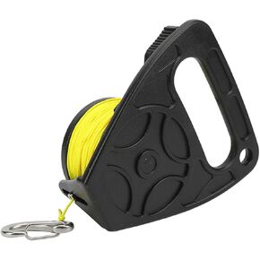 Diving Fishing Reel, Scuba Diving Reel with Thumb Stopper Hook, 46m Nylon Wire for Snorkeling Underwater Water Sports (Black Wheel) in Saudi Arabia