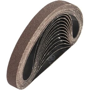 20X520mm حزام صنفرة ساندر الملحقات جلخ للمعدن أثاث خشبي طحن مناسبة ل ساندر هوائي 10 قطعة/المجموعة (60_20X520 مللي متر) in Kuwait