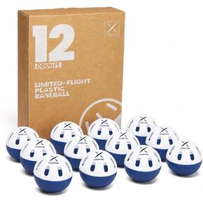 12 Count Soft Plastic Baseballs for Batting Practice in Kuwait
