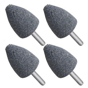 Set 4pcs Metal Grinding Stone Cone Shape – Precision Rotary Tool Grinding Wheel Heads for Sharpening, Polishing & Burr Removal in Kuwait