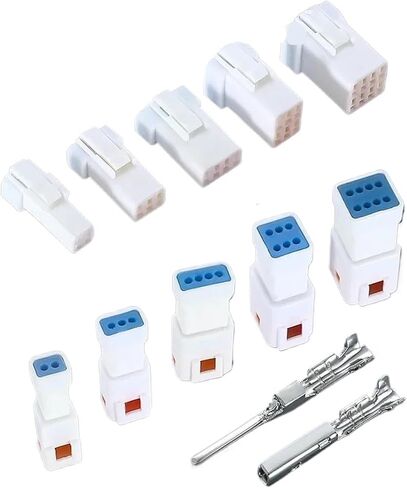 1pcs 2 3 4 6 8 Pin Auto Waterproof Electronic Micro Connector Butt Wiring Harness For JST-02T(2P) in Kuwait