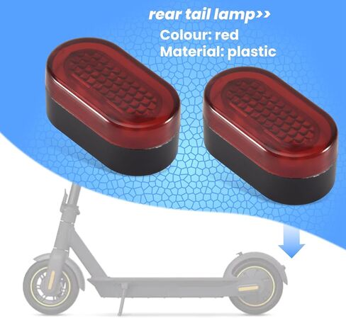 Rear Tail Lamp Stoplight Brake Lights Cover for MAX G30 Scooter Accessories in Kuwait