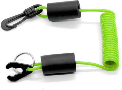 Floatable Boat Kill Switch Lanyard with Backup Key & Foam, Red/Green/Blue/Orange/Black in Saudi Arabia