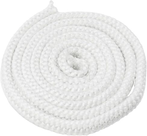 Fiberglass Rope Seal for Wood Stove or Fireplace Door, Round Chimney Gasket Cord 8/10/12/14/16 mm(2.5m*14mm) in Kuwait
