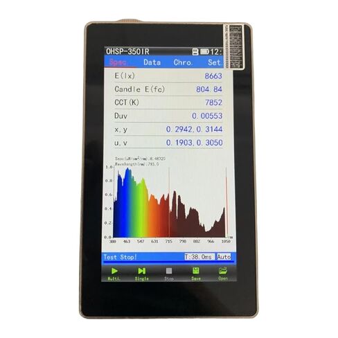 Ultraviolet lamp Spectrometer 230nm-450nm Optical wavelength Meter HPCS330UV in Kuwait
