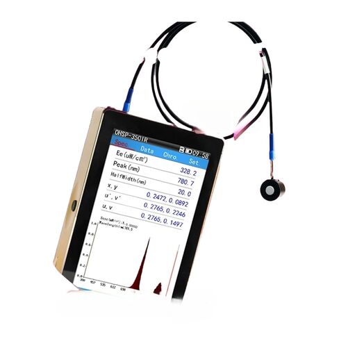 OHSP350 Spectrometer Testing CCT CRI Lux Analytical Support USB and PC Software in Kuwait