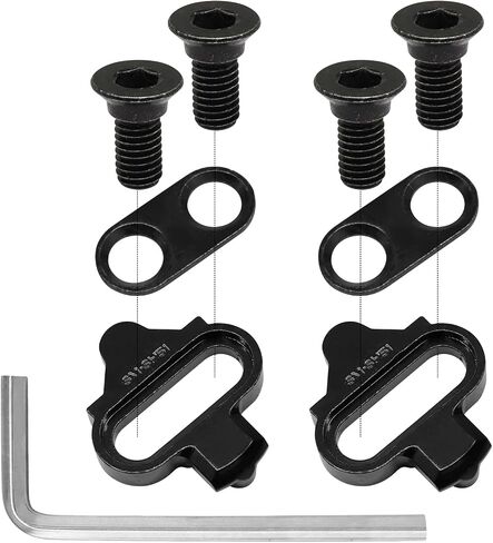 SPD Cleats Single Direction Release SM-SH51 Compatible – Enhanced Grip & Easy Exit SPD Clips for Cycling Pedals in Kuwait