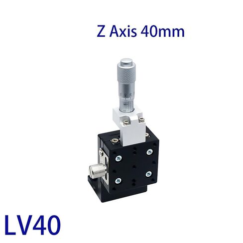 Z Axis 40 * 40mm Lv40C2 Sliding Table Manual Displacement Fine Tuning Platform Cross Roller 1Pcs in Kuwait