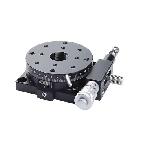 R-axis Rotating Slide Table Manual Fine-Tuning Platform Rotation Angle Adjustment RSP40/60/80/125 1Pcs(RS125-L) in Kuwait