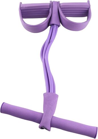 Cosiki 4 Tube Elastic Pull Rope, Fitness Training Resistance Band for Waist Legs Arms, with TPE Tubes, Ideal for Sports Enthusiasts in Kuwait