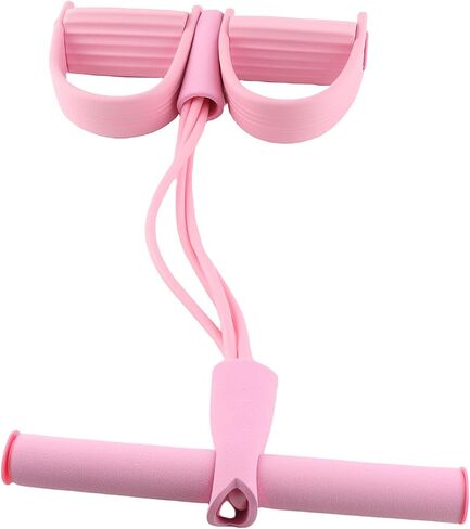 Cosiki 4 Tube Elastic Pull Rope, Fitness Training Resistance Band for Waist Legs Arms, with TPE Tubes, Ideal for Sports Enthusiasts in Kuwait