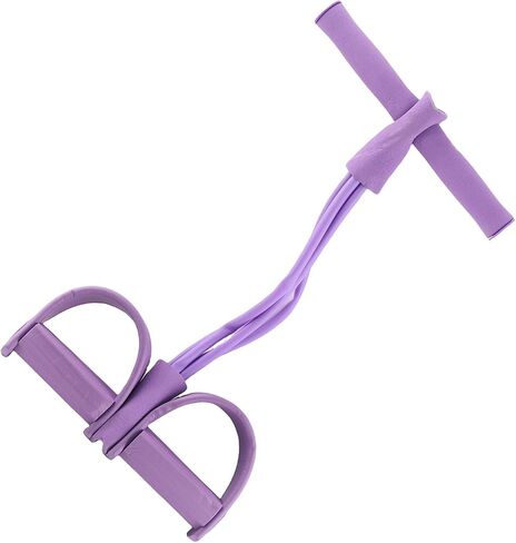 Cosiki 4 Tube Elastic Pull Rope, Fitness Training Resistance Band for Waist Legs Arms, with TPE Tubes, Ideal for Sports Enthusiasts in Kuwait