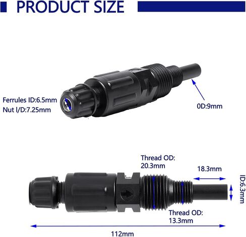 UCDBINJ 1/4 Inch Injection Check Valve for Pumps, Compatible with Most 45, 85, 100 and 170 Series, Classic Series, Single Head, S420, S128, S10p, Vx, Sv, S Series Pump Parts in Kuwait