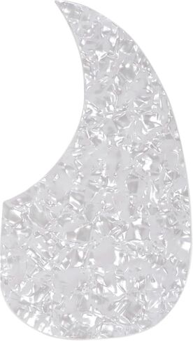 Teardrop Self Adhesive Acoustic Guitar Pickguard Anti-Scratch Plate Replacement Parts for Acoustic Guitar (Black pearl) in Saudi Arabia