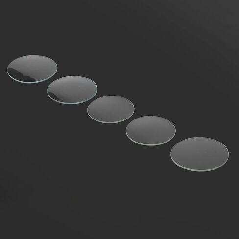 Watch Crystal Lens Glass, 15PCS 26 to 33mm Watch Glass Replacement Convex Surface Laboratory Measuring Cup Lid in Kuwait