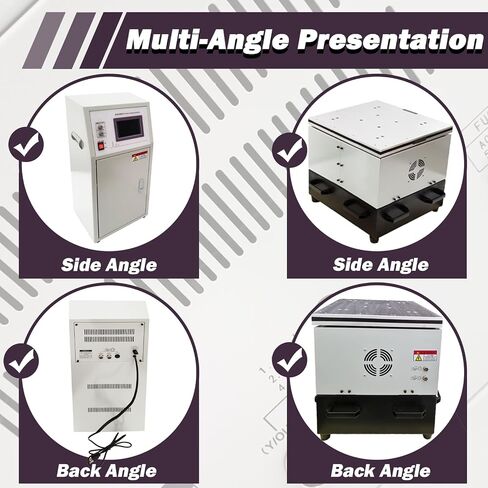 TECHTONGDA Variable Frequency Vibration Test Bench Vertical/Horizontal Vibration Testing Table Machine Heavy-Duty Frequency Vibration Tester 1-400Hz Adjustable Frequency 1.5KW 110V in Kuwait