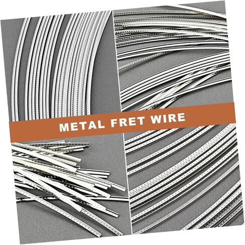 Toddmomy 25Pcs Guitar Fret Wire Reliable Metal Fret Wire for Acoustic Guitars Easy Installation for Beginners Durable Replacement for Old Frets Smooth Surface for Guitar in Kuwait
