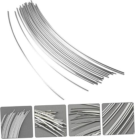 Toddmomy 25Pcs Guitar Fret Wire Reliable Metal Fret Wire for Acoustic Guitars Easy Installation for Beginners Durable Replacement for Old Frets Smooth Surface for Guitar in Kuwait
