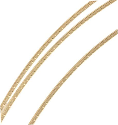 Toddmomy Golden Brass Guitar Fretwire Material for Acoustic Guitars for Performance and Precision Tuning in Kuwait