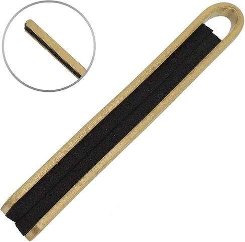 Gold Tone Banjo Mute, Metal Silencer For Quiet Practice, Handmade Bridge Accessory With Secure Fit, Compatible With Most 5-String Banjos in Kuwait