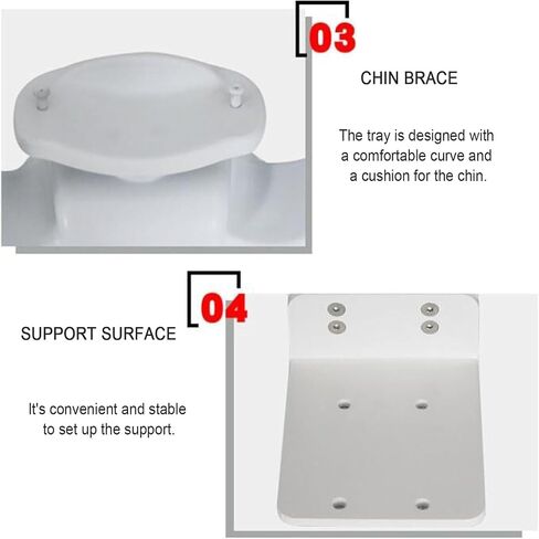 Adjustable Optical Chin Rest with Headrest | Professional Optometry, Replacement Accessory, Eye Care Clinic, Ophthalmic Exam in Kuwait