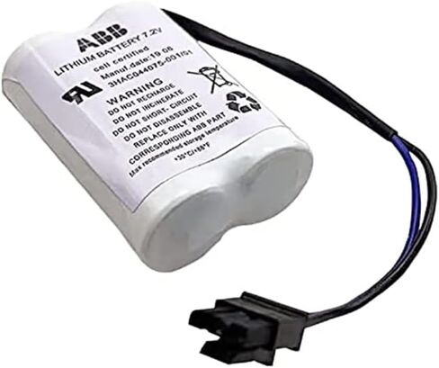 (2-Pack) بطارية ليثيوم 3HAC044075-001/01 7.2 فولت 3600 مللي أمبير في الساعة لبطارية ABB Robot CPU SMB 3HAC044075-001/ABB3HAC16831-1/ABBTA521 in Kuwait