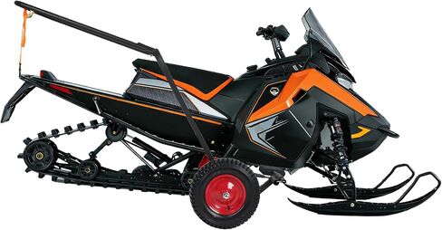 JEXTRA Snowmobile Dolly سعة تحميل عالية التحمل تصل إلى 700 رطل، تصميم رافعة مع إطارات سميكة مقاس 15 بوصة لسهولة المناورة ومناسبة لورش العمل أو الكراجات لعربات الثلج المتوسطة والصغيرة الحجم in Kuwait