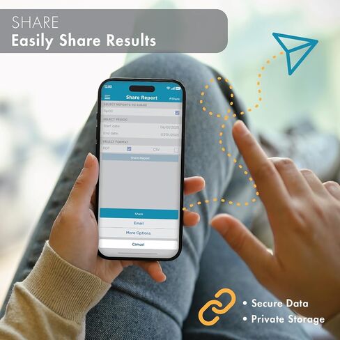 جهاز قياس ضغط الدم الذكي من Trackstar | واسعة النطاق الكفة الذراع العلوي | تطبيق مراقبة Trackstar | متوافق مع بلوتوث iOS وأندرويد | قياس النتائج وتتبعها ومشاركتها in Kuwait