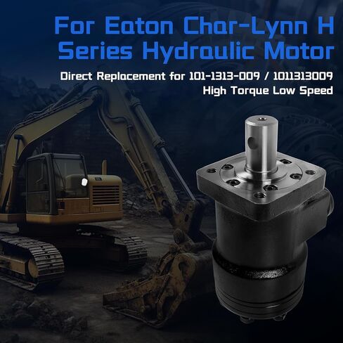 101-1313-009 1011313009 استبدال المحرك الهيدروليكي لسلسلة Eaton Char-Lynn H، إزاحة 2.8 cu in/rev 969 RPM 1800 PSI، آلات البناء الزراعية in Kuwait