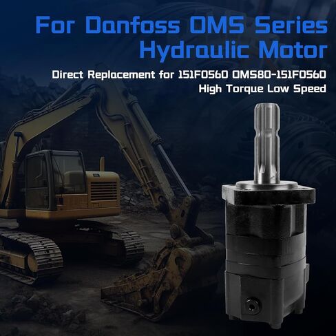 151F0560 OMS80-151F0560 محرك هيدروليكي لسلسلة Danfoss OMS، محرك مداري إزاحة 80cc/rev، محرك عزم دوران عالي السرعة منخفض متوافق مع آلات البناء الزراعية in Kuwait