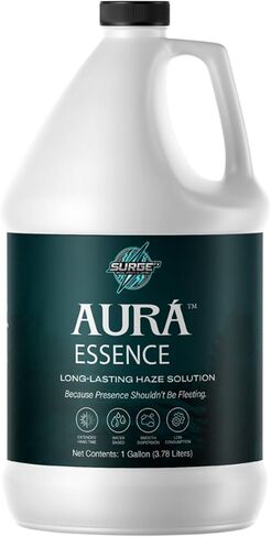 سائل الضباب ذو الأساس المائي من SurgeFX Aura Essence، سعة 1 جالون - عصير آلة الضباب الاحترافية لأشعة الإضاءة والليزر in Kuwait
