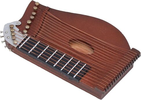 Guzheng Miniature Miniature Wooden Model Glossy Surface for Home Decoration Linden Material in Kuwait