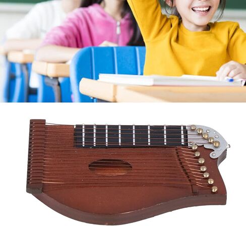 Guzheng Miniature Miniature Wooden Model Glossy Surface for Home Decoration Linden Material in Kuwait