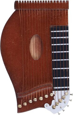 Guzheng Miniature Miniature Wooden Model Glossy Surface for Home Decoration Linden Material in Kuwait