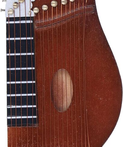 Guzheng Miniature Miniature Wooden Model Glossy Surface for Home Decoration Linden Material in Kuwait