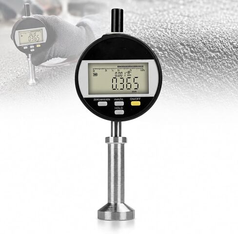 0-6.5mm Digital Surface Roughness Meter, Digital Surface Profile Gauge, ±0.003mm Accuracy, 0.001mm Resolution, mm/inch, USB Rechargeable for Sandblasting & Coating Inspection in Kuwait
