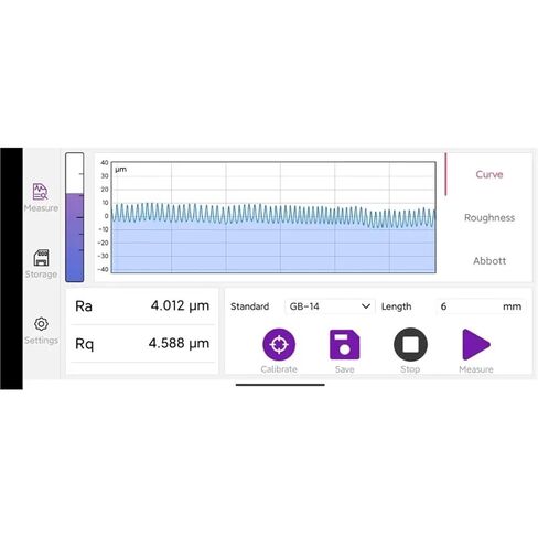 جهاز اختبار خشونة السطح، كاشف خشونة السطح الذكي MSJ210 لمقياس ملفات PDF CSV بدون الحاجة إلى مضيف لاختبار السطح in Kuwait