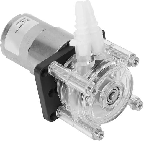 مضخة الجرعات DC 12V عالية الكفاءة للتطبيقات المعملية، مضخة تمعجية كبيرة، ضوضاء منخفضة، استبدال الأنبوب بسهولة in Kuwait