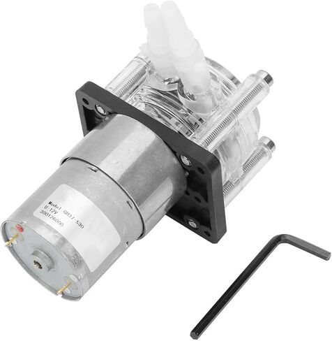 مضخة الجرعات DC 12V عالية الكفاءة للتطبيقات المعملية، مضخة تمعجية كبيرة، ضوضاء منخفضة، استبدال الأنبوب بسهولة in Kuwait