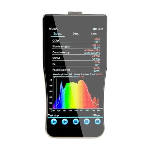 HPCS330P Spectrometer Analysis PPFD Standard Rod Number Measurement Connection in Saudi Arabia