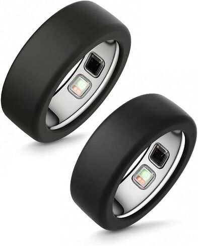 6 عبوات من حافظات السيليكون لـ Oura Ring 5، غطاء حلقة ناعمة مضادة للخدش، حماية خفيفة الوزن للاستخدام اليومي واللياقة البدنية، مقاس M (مقاس 10-13) أسود + أبيض + وردي + أحمر + أزرق + أخضر in Kuwait