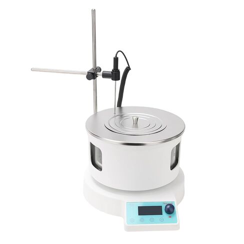 stonylab Smart Stir Water Bath, Magnetic Stirrer with LCD, Temp up to 220°C, 100-1500 RPM, for Laboratory Use, 3 L in Kuwait
