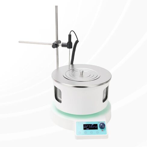 stonylab Smart Stir Water Bath, Magnetic Stirrer with LCD, Temp up to 220°C, 100-1500 RPM, for Laboratory Use, 3 L in Kuwait
