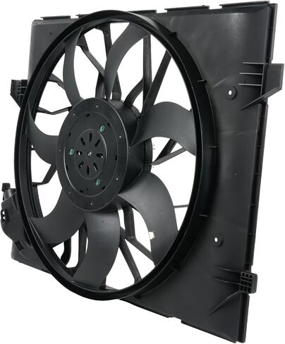 مروحة تبريد رادياتير المحرك مع محرك بدون فرش متوافق مع 2011-2013 Jeep WJ Series Grand Cherokee، 2011-2013 Dodge Durango، استبدل CH3115175 55038994AG in Kuwait