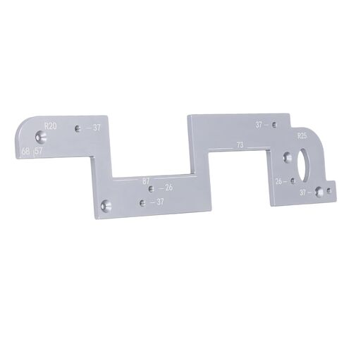 U Shaped Grooving Template ARC Grooving Auxiliary Tool Aluminum Alloy Corner Arc Grooving Tool in Kuwait