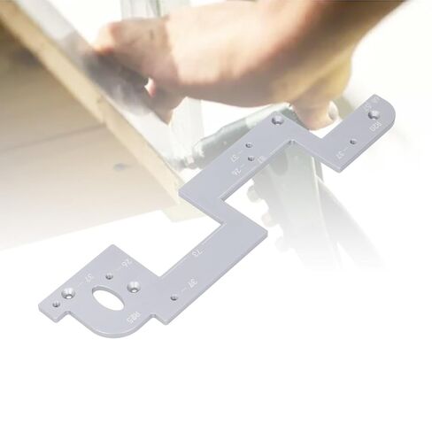 U Shaped Grooving Template ARC Grooving Auxiliary Tool Aluminum Alloy Corner Arc Grooving Tool in Kuwait