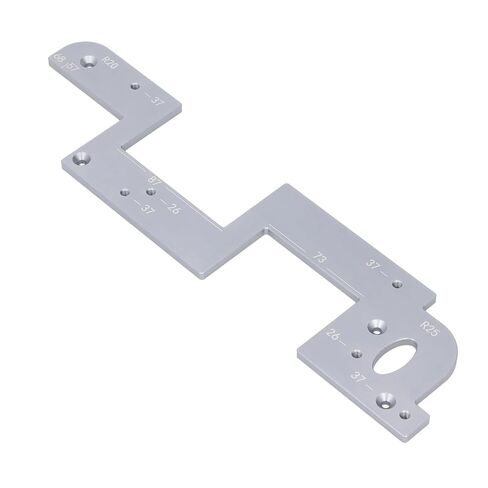 U Shaped Grooving Template ARC Grooving Auxiliary Tool Aluminum Alloy Corner Arc Grooving Tool in Kuwait