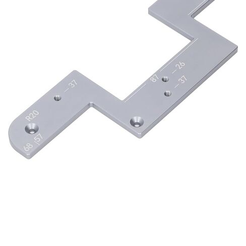 U Shaped Grooving Template ARC Grooving Auxiliary Tool Aluminum Alloy Corner Arc Grooving Tool in Kuwait